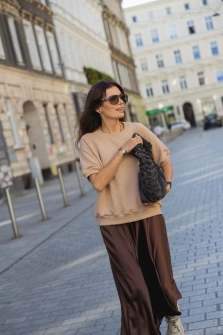 SPÓDNICA BROWN SKIRT 