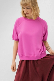 BLUZKA PINK SHORT FUKSJA