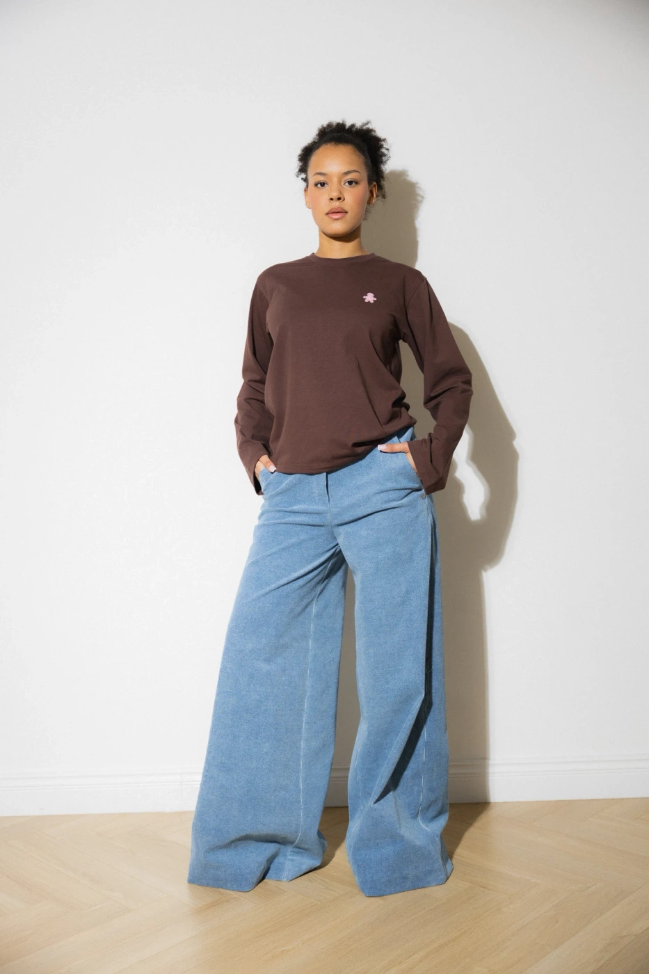 LONGSLEEVE BROWN PINK GINGERBREAD