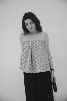 BLUZKA TOP DOT STRAPLESS 