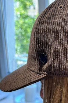 CZAPKA MBM BROWN CORDUROY