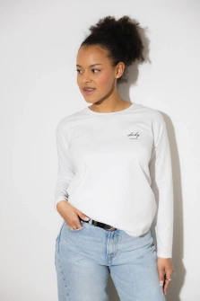 LONGSLEEVE WHITE LUCKY