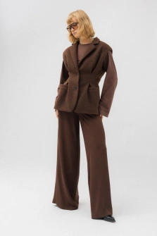 SPODNIE COMFORT BROWN 