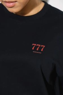 T-SHIRT 777 RED BLACK