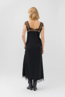 SUKIENKA CLASSIC BLACK KORONKA