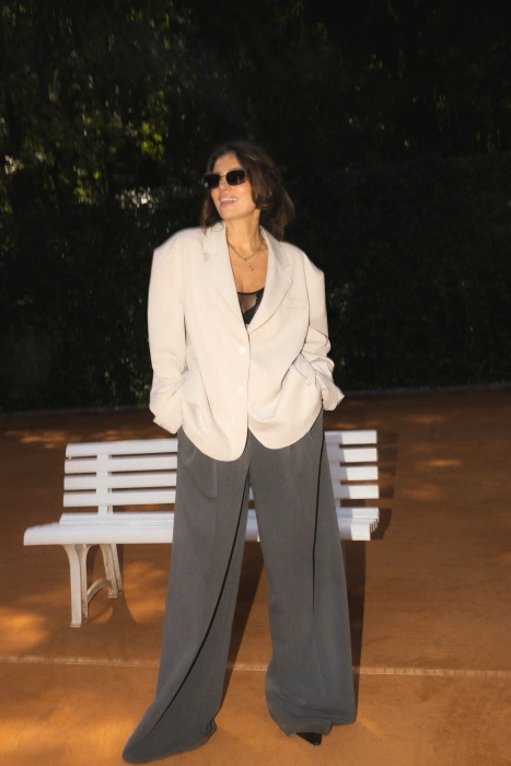 SPODNIE GRAY WIDE LEG