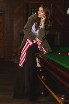 MARYNARKA RAVEN SZTRUKSOWA OLIVE