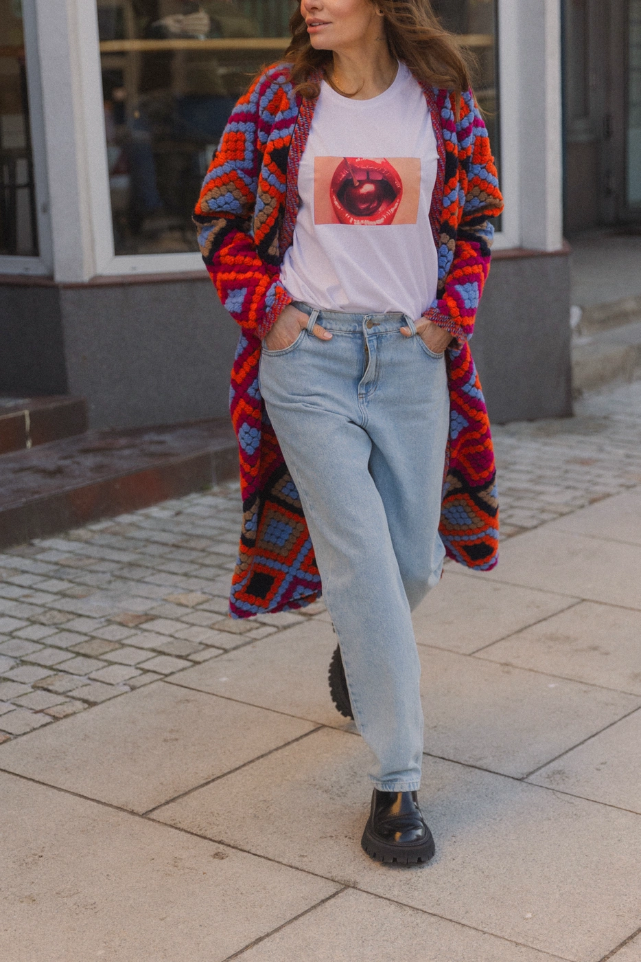LONGSLEEVE REDLIPS WHITE