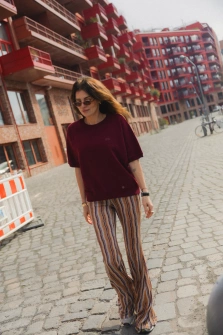 BLUZKA BURGUNDY SHORT