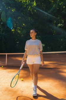 BLUZKA PASKI SHORT
