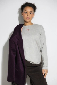 LONGSLEEVE GRAY 777 LUCKY