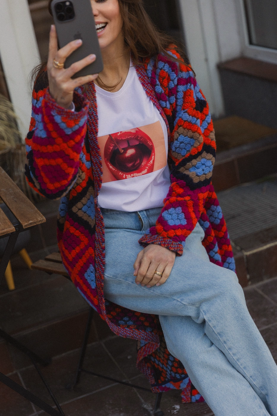 LONGSLEEVE REDLIPS WHITE