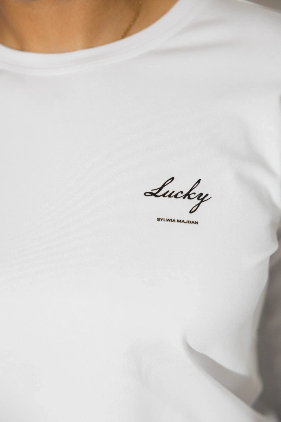 LONGSLEEVE WHITE LUCKY