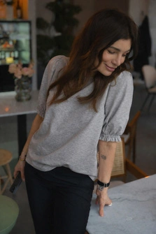 T-SHIRT BAFFI MELANGE