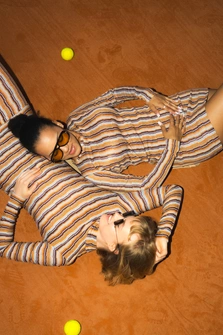 SUKIENKA TINY STRIPED WAVY