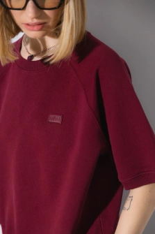 BLUZKA BURGUNDY SHORT MBM