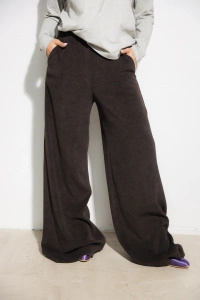 SPODNIE SZTRUKS DARK CHOCOLATE