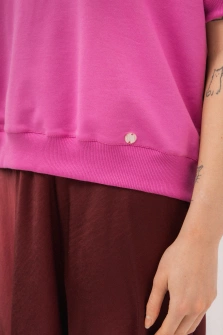 BLUZKA PINK SHORT FUKSJA