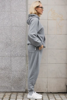 SPODNIE MELANGE JOGGERS DRESY