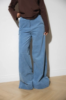 SPODNIE SZTRUKSOWE BLUE