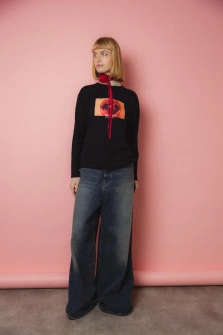 LONGSLEEVE REDLIPS BLACK