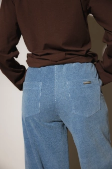 SPODNIE SZTRUKSOWE BLUE