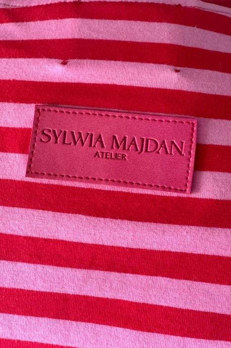 T-SHIRT PINK & RED STRIPED MBM