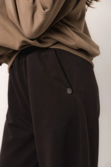 SPODNIE DRESOWE BRĄZOWE JOGGERY