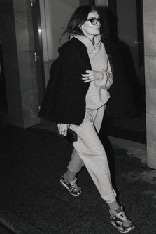 SPODNIE DRESOWE MELANGE SZARE