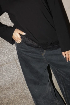 LONGSLEEVE CLASSIC BLACK KORONKA