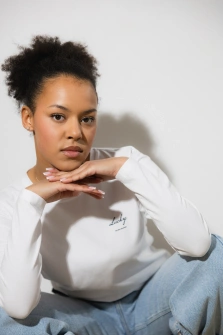 LONGSLEEVE WHITE LUCKY