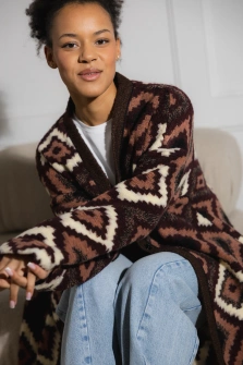 SWETER CARDIGAN LAPPONIE