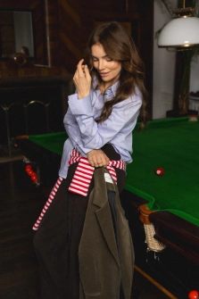 SPODNIE SZTRUKS DARK CHOCOLATE