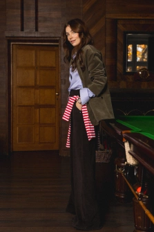 SPODNIE SZTRUKS DARK CHOCOLATE