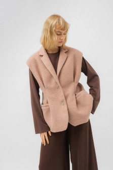 KAMIZELKA BERWER DUSTY PINK 