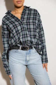 KOSZULA GREEN BLUE KRATA