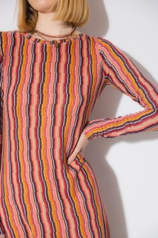 SUKIENKA STRIPED WAVY