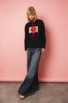 LONGSLEEVE REDLIPS BLACK