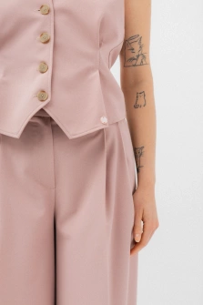 KAMIZELKA DUSTY PINK VEST