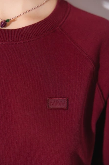 BLUZKA BURGUNDY SHORT MBM