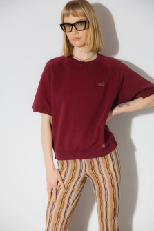 BLUZKA BURGUNDY SHORT MBM