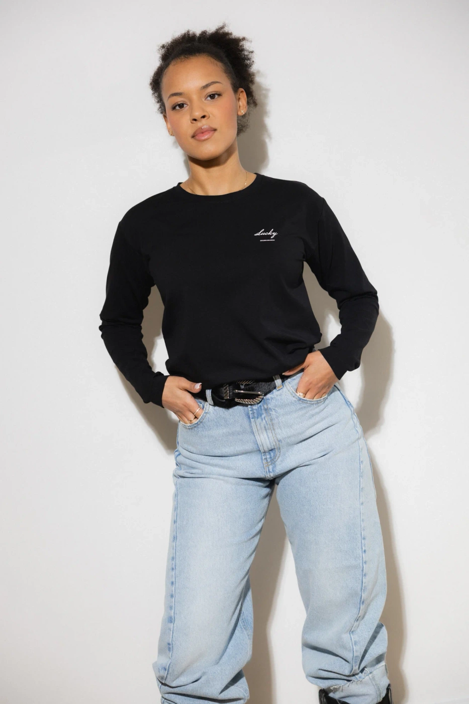 LONGSLEEVE BLACK LUCKY