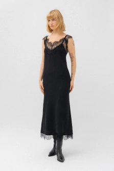 SUKIENKA CLASSIC BLACK KORONKA