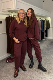 BLUZA BURGUND HOODIE 