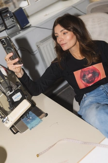 LONGSLEEVE REDLIPS BLACK