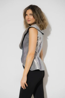KAMIZELKA STATEMENT VEST SILVER