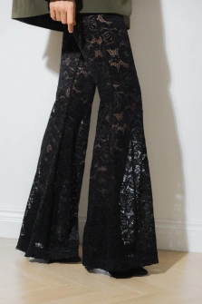 SPODNIE BLACK KORONKOWE