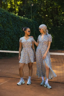 APASZKA/TOP FLORAL MAXI