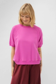 BLUZKA PINK SHORT FUKSJA