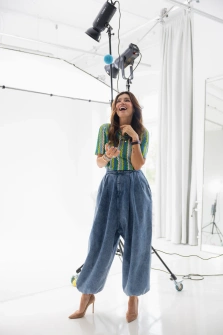 BLUZKA GREEN ZIG-ZAG